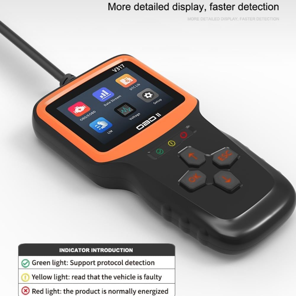 Amazon.com: V317 Car Obd2 Scanner Diagnostic Tool, Engine Fault