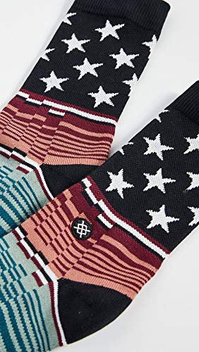 STANCE Men's Americana Glitch Socks, Black, Large3