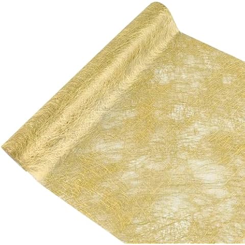 Chemin De Table Or Non-Tissé Décoratif Réutilisable 30cm x 5m Cover