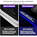 Custom Led Door Sills for Car Magnetic with Logo or Text, 7 Colors/28 Change Modes Cars Door Welcome Courtesy Lights, Auto-Sensing, Wireless Car Pedal Light