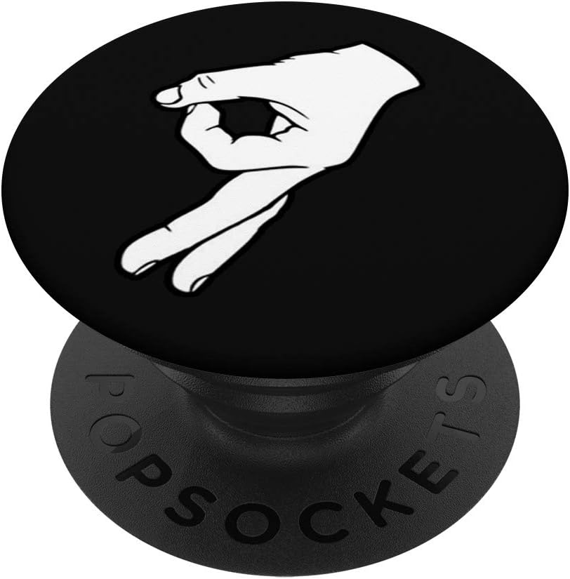 The Finger Circle Punch Game, Prank Meme Design PopSockets Swappable PopGrip