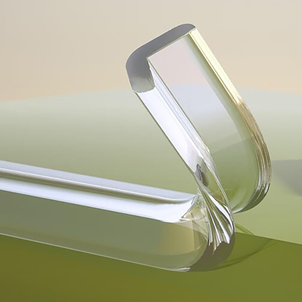 Bande De Protection De Bord Bébé 5m, Transparentes Bande De Bord pour Coins De Table, Garniture De Bord Flexible Autocollante(Width 20mm)