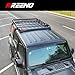 IIIREENO Heavy Duty Top Roof Rack Accessories Compatible with 2018-2024 Jeep Wrangler JL 4 Doors (Hard Top Only) / Cargo Storage Carrier for Outdoor Gear/No Drilling