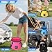 Bittwee 20L 5 Gallon Car Collapsible Bucket with Handle, Outdoor Vehicle Washing Water Folding Container, Leakproof Portable Automotive Wash Basin, Universal for SUV RV Truck (Black)