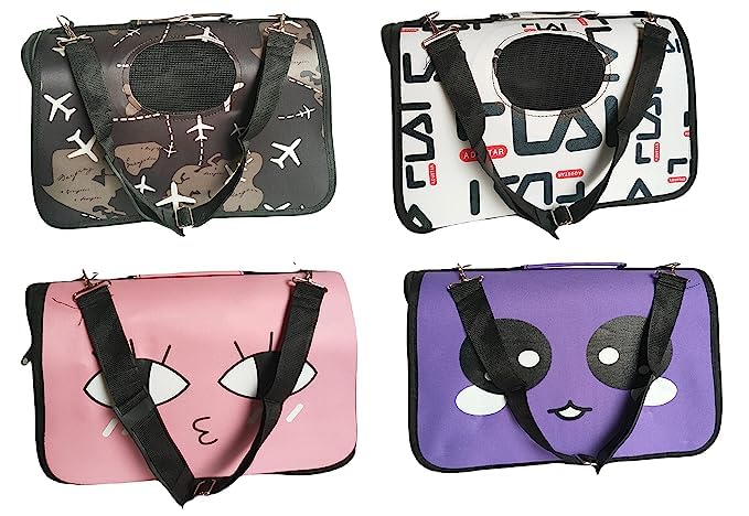 RvPaws Portable Nylon Fabric Lightweight Printed Design Shoulder Strap Closure Carry Bag Ideal for Men and Women Outdoor Travel - Small (Multicolor) (B0C77Y8ZSG) Amazon Price History, Amazon Price Tracker