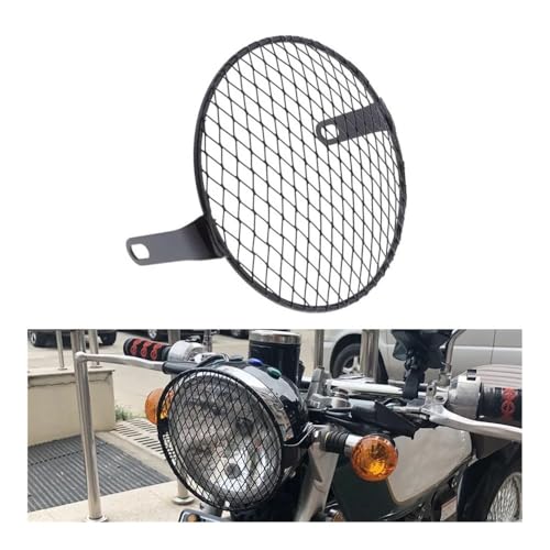 Faro para cubierta lámpara luz de moto con parrilla de diseño resistente tipo 18 6