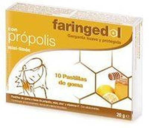 Faringedol (Sabor Limón Miel) 10 pastillas de goma de Diafarm Roha