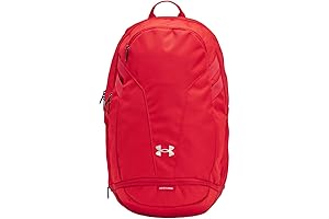 Under Armour Hustle 5.0 Team Backpack in Fiery Red for Unstoppable Athletes