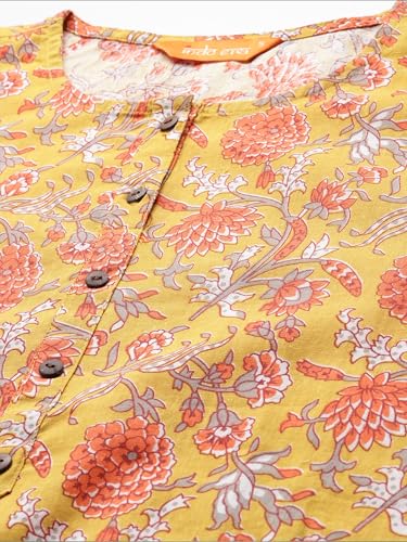 Image of INDO ERA Women Pure Cotton Kurta Set with Dupatta | Festive Suit Set, 11047
