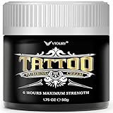 Tattoo Numbing Cream Maximum Strength(50g), 6 Hours Maximum Strength, Numbing Cream for Waxing Brazilian Wax, Best Tattoo Numbing Cream, Numbing Cream for Tattoos, Numbing Cream for Waxing