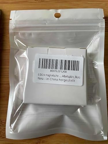 Grtard Magnethaken, 6 Stück Silber 10 kg+ Neodym Magnet Haken für Grill, Starke Magnete Haken für Gadgets