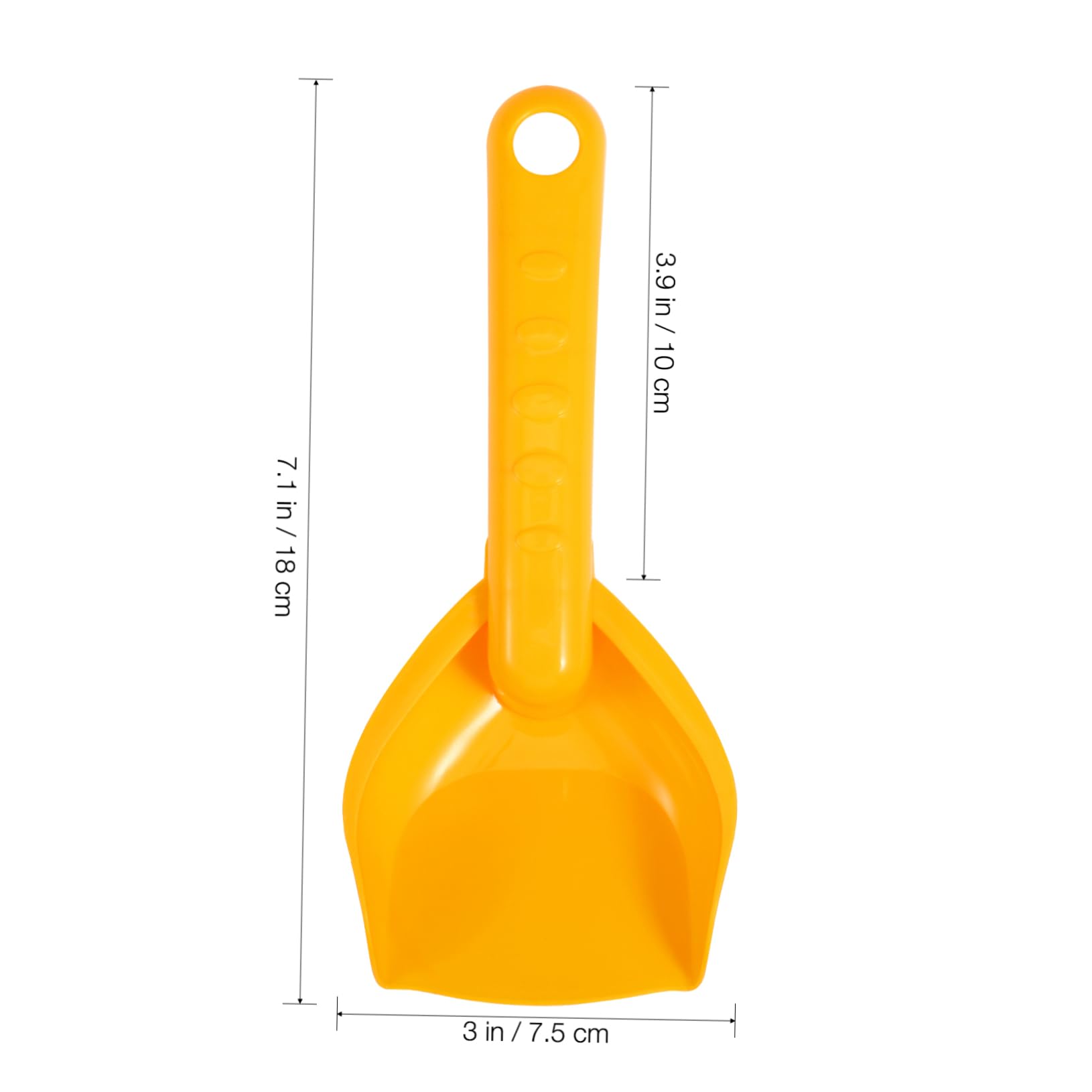 UKCOCO 24 Piezas Palas de Playa para Juguetes para Excavar Arena y Jardín Pala de Duradera para Exterior y Arenero Color Amarillo