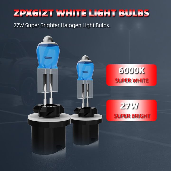 Image of Fog Light Bulbs Fit For GMC Sierra 3500 2001-2002, 880 High Performance Fog Lights Halogen Light Bulb, 6000K White Light, Pack of 2