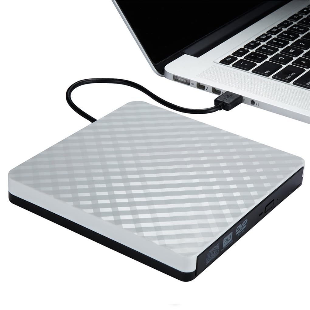 Juego de 3 prácticos reproductores de DVD portátiles para reproducción de CD VCD, sistema de instalación incluido, soporte de reproductor de DVD personal Vcd portátil blanco