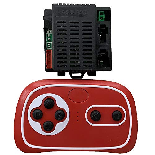 Wellye RX57 12V Children's Electric car 2.4G Bluetooth (Red) Control and Receiver Accessories with FC CE Certification, Children's Electric car Replacement Parts