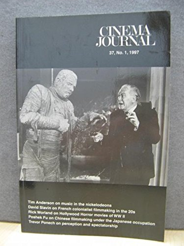 Cinema Journal 37, No. 1, Fall 1997 [Unqualified] B001EQRXFO Book Cover
