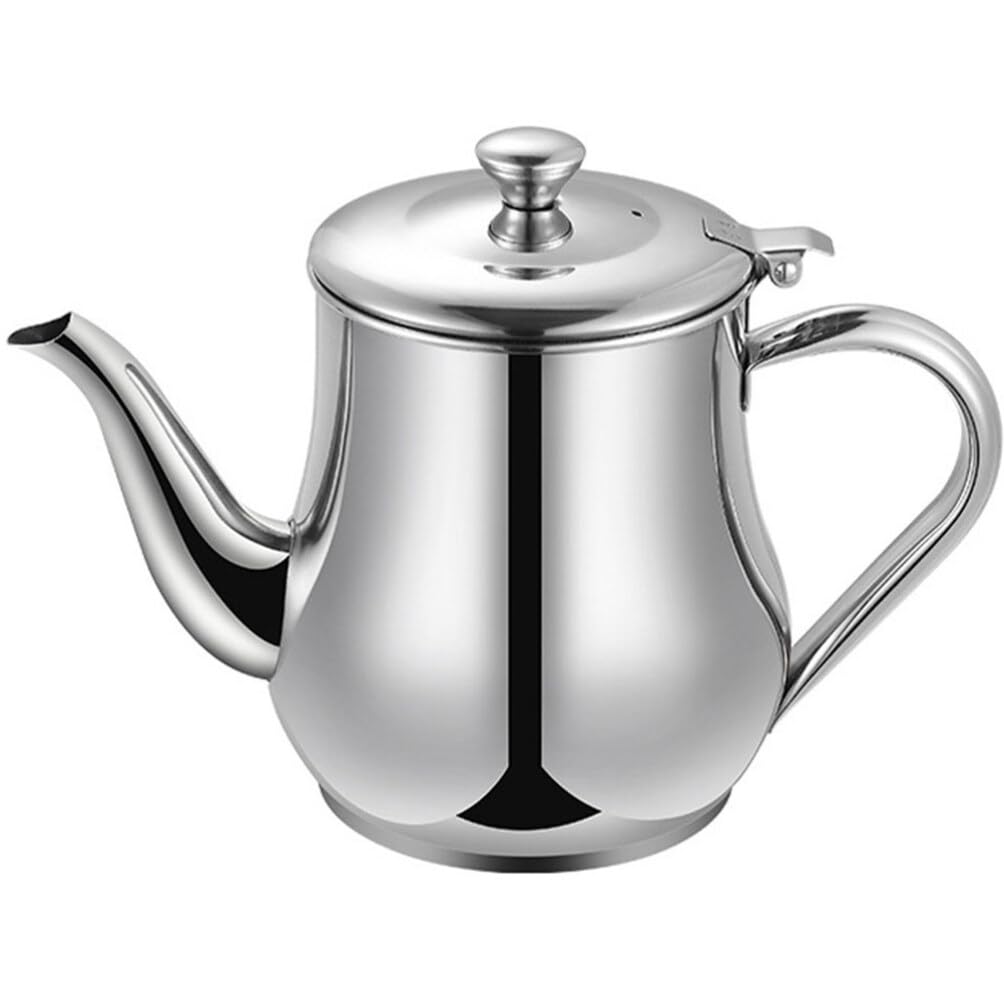 Filtro de Aceite de Cocina de Acero Inoxidable 13oz Plata | Separador de Grasa para Sopa, Filtración en Cocina, Reciclaje de Aceite y Limpieza Sencilla