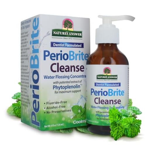 Nature's Answer, PerioCleanse, Oral Cleansing Concentrate, Refreshing Cool Mint, 4 fl oz (120 ml)