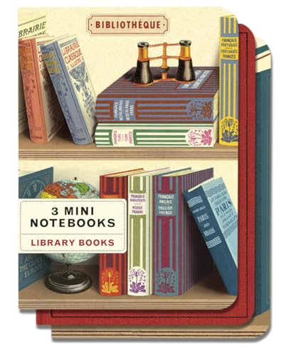 Cavallini & Co. 3 Pc. Mini Notebook Set, NBBOOK/MINI (Library Books)