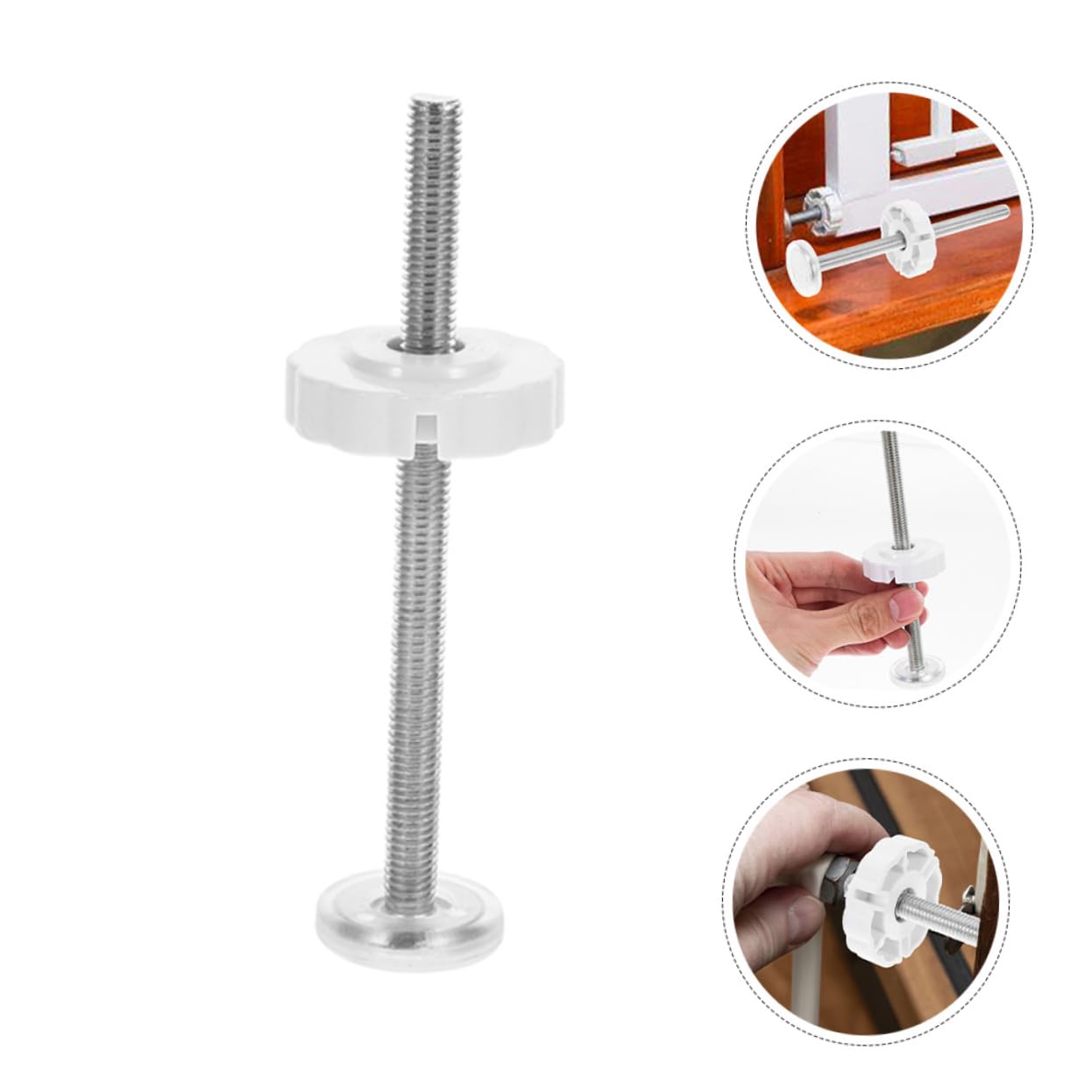 TOYANDONA 5 Ensembles Quincaillerie pour Barrière De Bébé Bariere De Securité Bébé Accessoire De Sécurité pour Bébé Bouton Prises Électriques Pièces De Rechange Porte Bébé Abdos 5 Pièces * 5