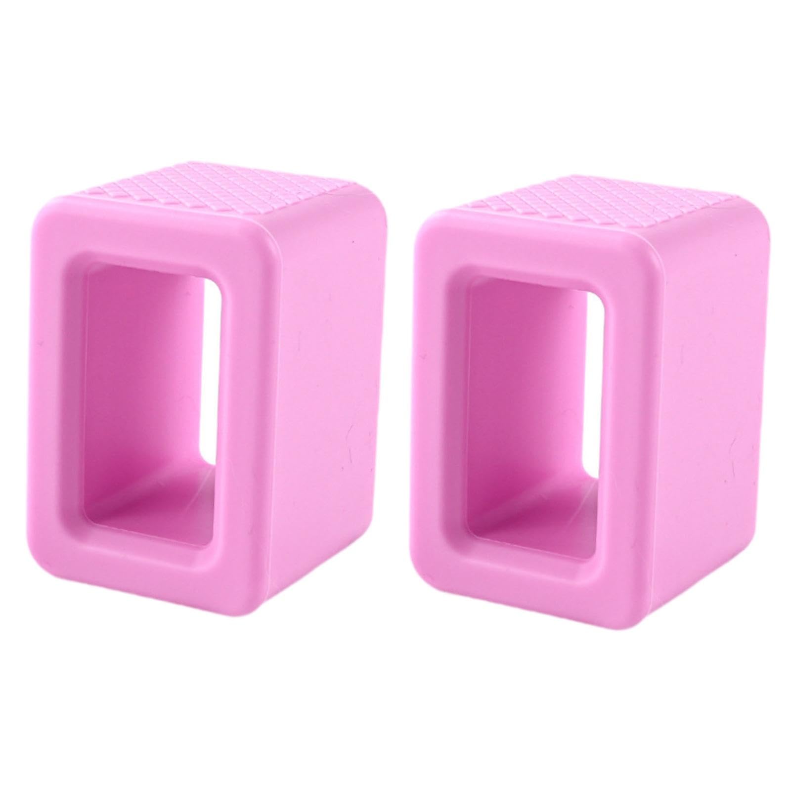 Hebilla de cinturón de auto JicSuXi de silicona rosa pack de 2 unidades 8