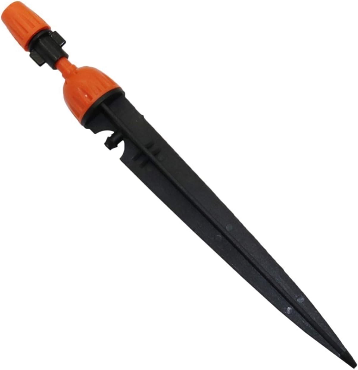 Gardening Irrigation Dripper 50 Orange Pointed Sprinklers with Drippers, Adjustable Miniature Sprinklers, Used for Greenhouse Garden Lawn Watering Sprinklers