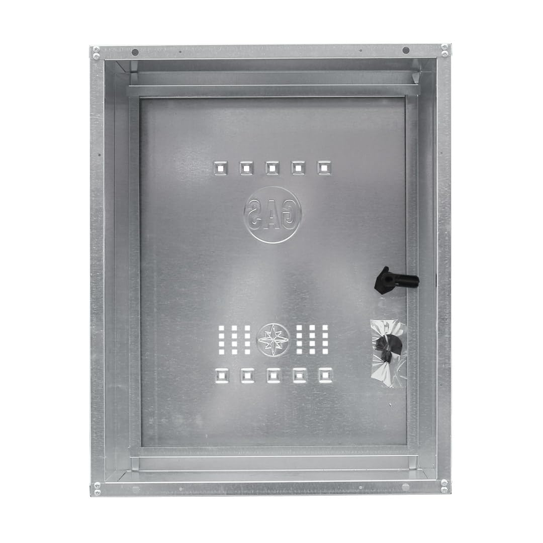 Cassetta per Contatore Gas in Lamiera Zincata – Spessore 6/10 – Dimensioni 70x40x25 – Dotata di chiave