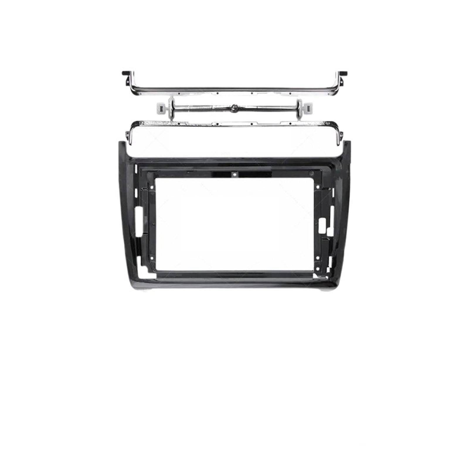 Mascherina Autoradio Cornice Stereo 9 Pollici per VW per Polo 2011 2012 2013 2014 2015 2016 Car Stereo Audio Fascia Telaio Dvd Pannello Bezel Cornice Installazione Trim Kit