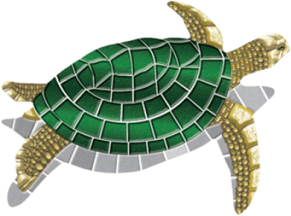 Drop-in Turtle Vinyl Swimming Pool Mat (40" x 30")