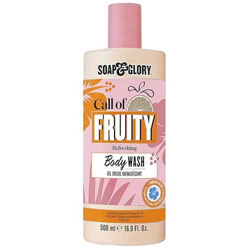 Soap & Glory Call Of Fruity Bubble In Paradise Refreshing Body Wash - Hydrating & Revitalizing Skin Cleanser & Shower Soap With Exotic-Cool Formula - Fruit Scented Moisturizing Body Wash (500Ml) #TOP24