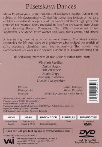 Plisetskaya Dances DVD edición de Alemania para amantes de la danza clásica 3