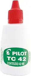 Tinta p/Carimbo Pilot Vermelha 42ML