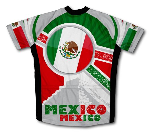 ScudoPro Mexico Short Sleeve Cycling Jersey for Women - Size 3XL Red