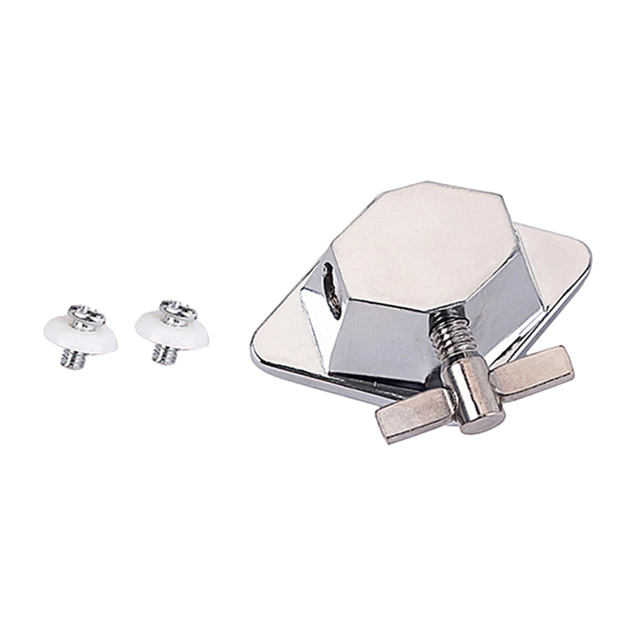 ERINGOGO 2pcs Floor Tom Leg Bracket Metal Drum Base Plate Tom Drum Mounting Bracket Lightweight