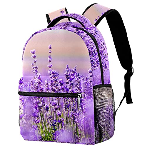 Sac à dos d'école floral pour ordinateur 14 pouces et weekend d'évasion