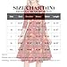 Long Sleeve Dress for Women Loose Flowy Vacation Dress Fashion Print Casual Midi Dresses 2025 Fall Crewneck Outfits