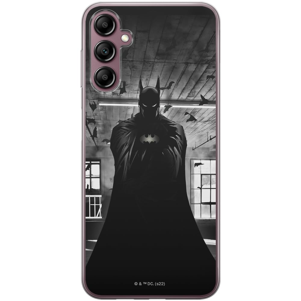 ERT GROUP mobile phone case for Samsung A14 4G/5G original and officially Licensed DC pattern Batman 068 optimally adapted to the shape of the mobile phone, case made of TPU