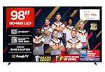 TCL 98Q8C 98 Zoll QD-Mini LED Fernseher, 4K HDR Premium 5000, ZeroBorder, Smart Google TV CrystGlow WHVA-Panel, Audio von Bang und Olufsen, 144Hz Motion Clarity Pro, Dolby Vision IQ und Atmos