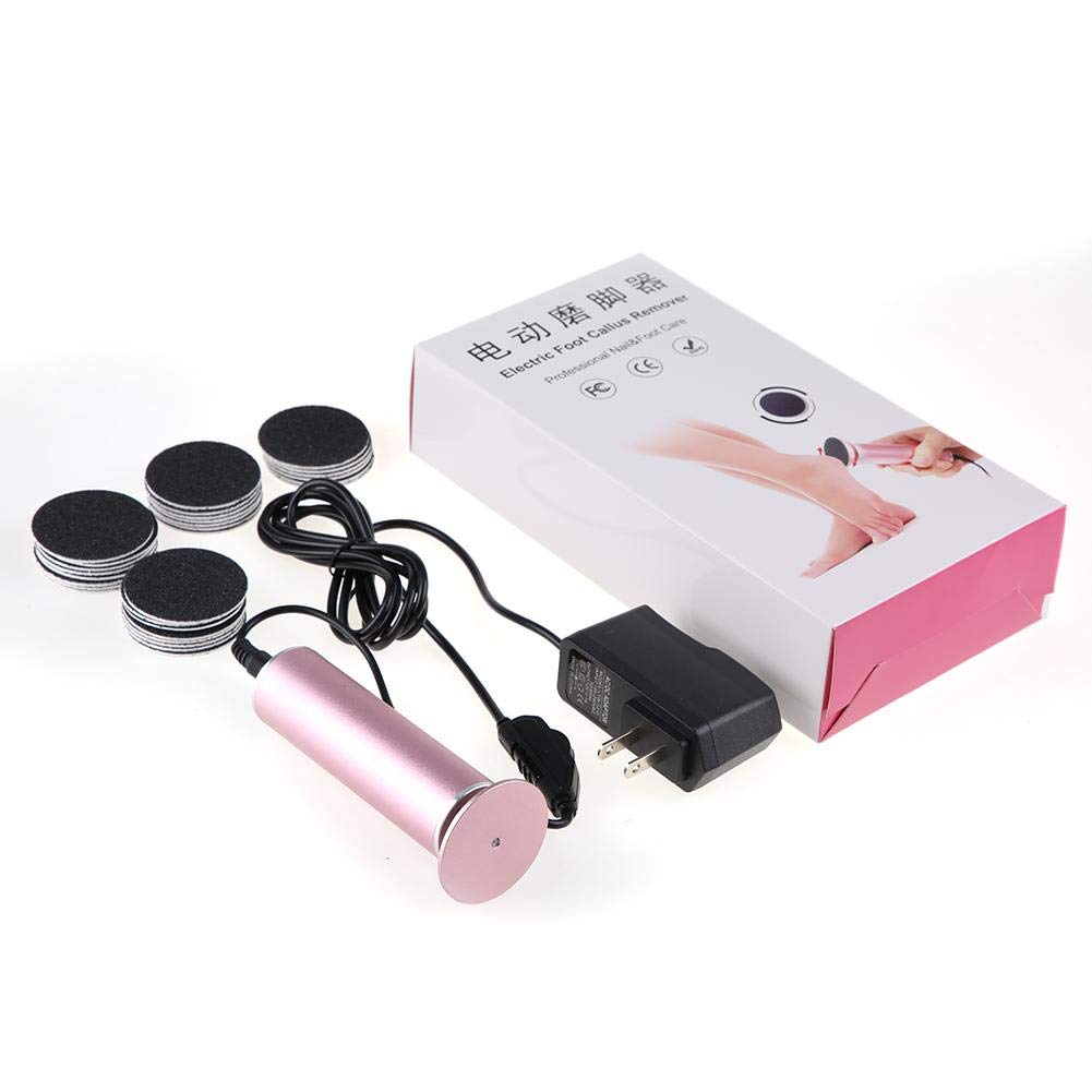 xuuyuuElectric Foot File, Electric Foot Callus Remover, Adjustable Speed with 60 Replacement Sandpaper Discs Powerful Electronic Pedicure File for Women Men (NOS)