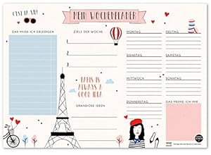 TYSK Design Schreibtischunterlage Paris DIN A3