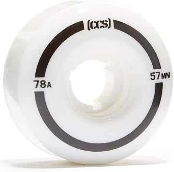 [CCS] Cruiser Skateboard Wheels | Professional Grade | Polyurethane | 78A Durometer | Sizes 52mm, 54mm, 57mm | Set of 4