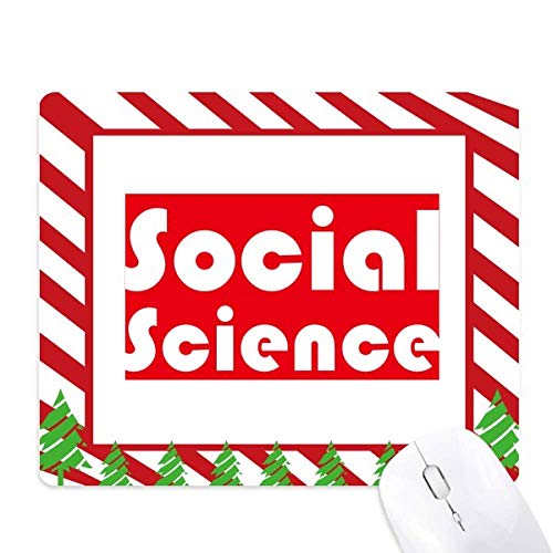 Tapis de souris sciences sociales et grands rouge canne de noël tapis de bureau