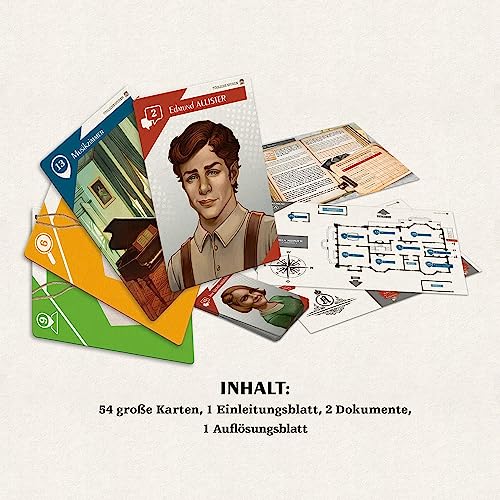 Stadtkrimis Exit Escape Stadtführung Kosmos 682897 Suspects - Tödliche Spuren, Das Detektivspiel, Krimispiel, Gesellschaftsspiel als Krimi zum Ermitteln, Mord-Fall lösen ab 12 Jahren für 1-5 Personen