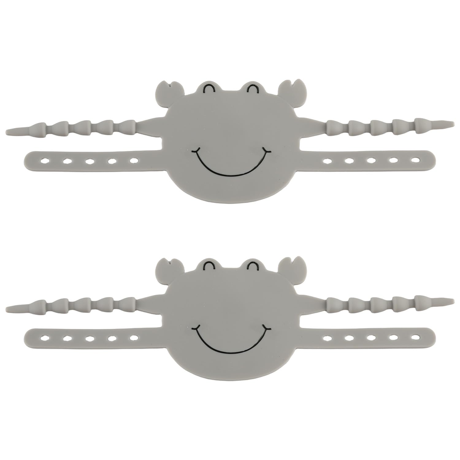 Tabanzhe Grey 2 Pack Door Silencers,Silicone Noise Blocker For Door Latch,Slamming Prevention, Quiet Door Closer Cushion For Light Sleepers, Noise Reduction Cover,Sleep Protector