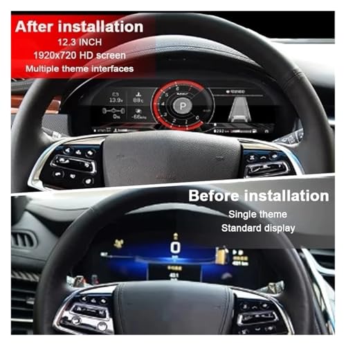Odómetro y pantalla LCD de 12,3" para reparar cuadro de instrumentos Cadillac 3