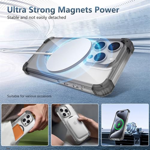 Coque iPhone 12 Pro Max magnétique antichoc rose compatible chargeur induction
