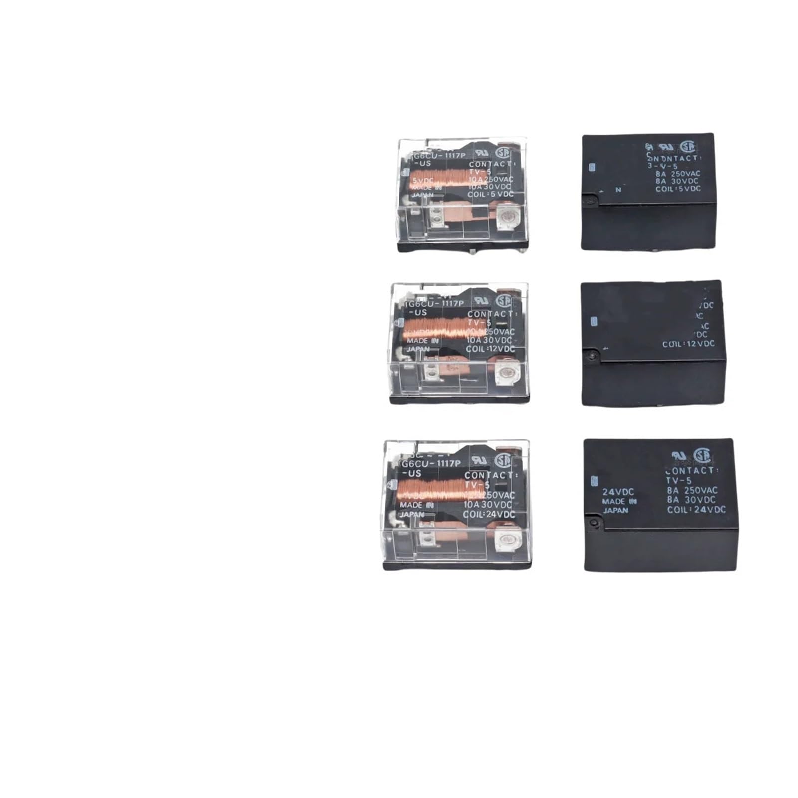 PKNVKZIDK 1PCS G6CU-2117P-US-12VDC relay 6 pin 8A