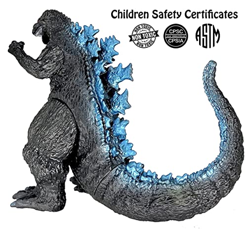 Image of TwCare Classic 1954 65th Anniversary vs Heisei Era Monster Toy, Dinosaur Dragon Movie Series Movable Joints Dino Action Figures Birthday Gift for Boys and Girls, Carry Bag