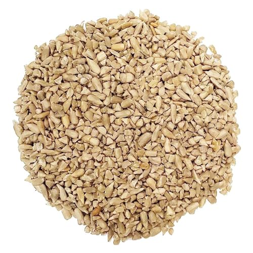 CountryMax Sunflower Chips for Birds 50lbs - Shelled Medium No Waste Bird Seed for Outside Feeders, Large Bulk Bag of Wild Bird Food