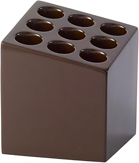 イデアコ 傘立て キューブ 9本挿し ブラウン